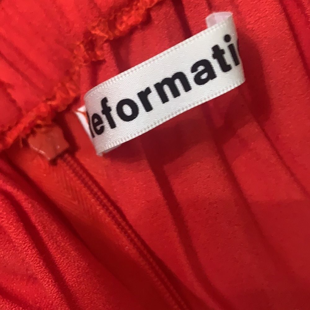 REFORMATION RED DRESS SIZE 0‎ - Picture 11 of 11